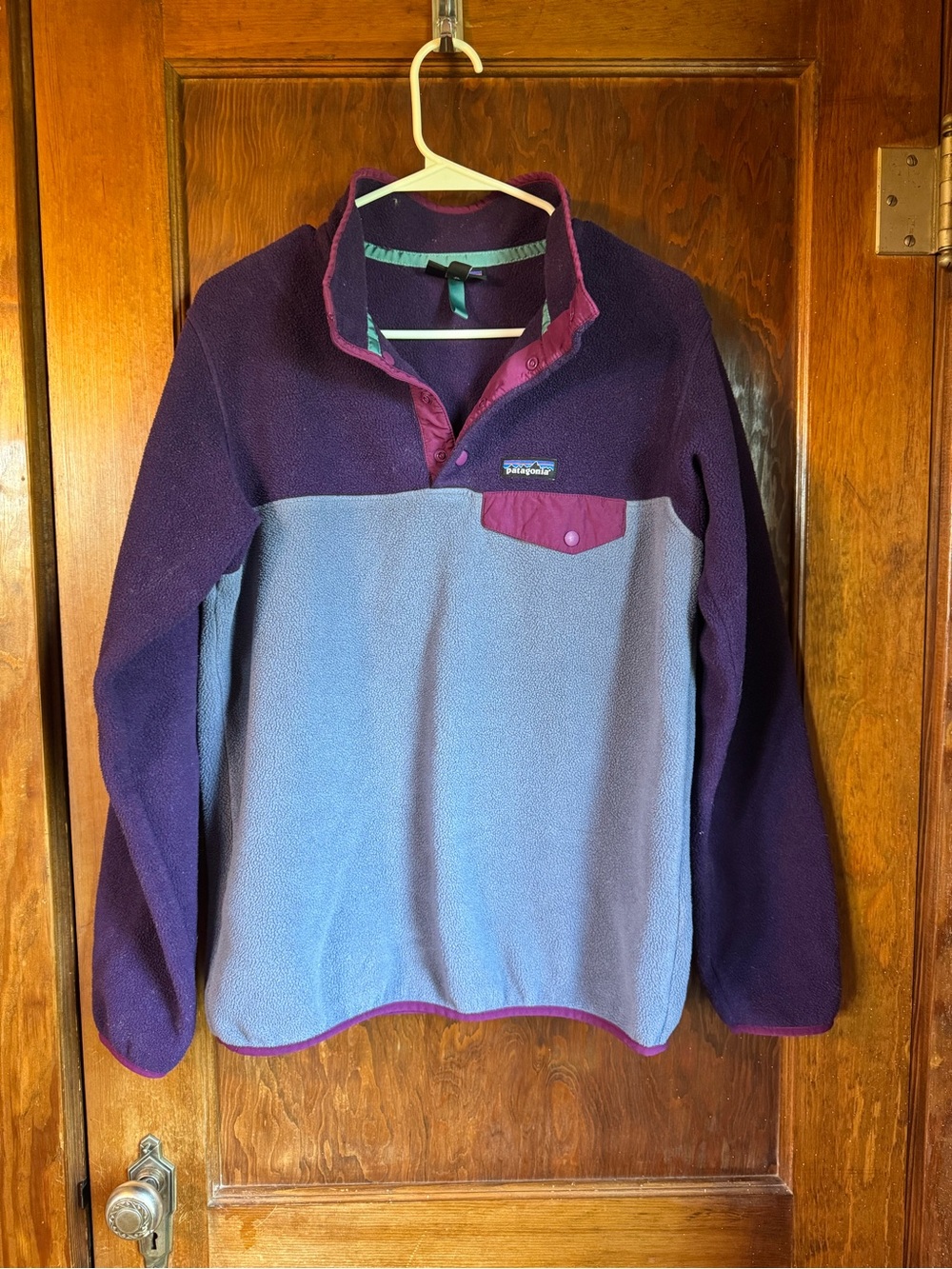 Purple Patagonia fleece